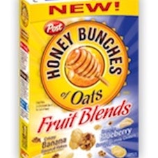 Post Honey Bunches of Oats Fruit Blends - Blueberry & Banana